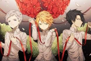 Emma Ray and Norman the promised neverland