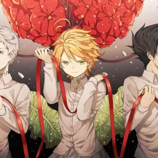 Emma Ray and Norman the promised neverland