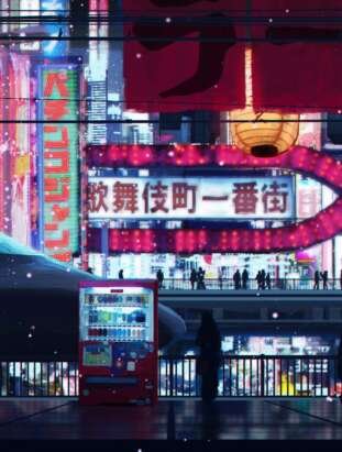 digital art artwork japan city wallpaper 2500x1250