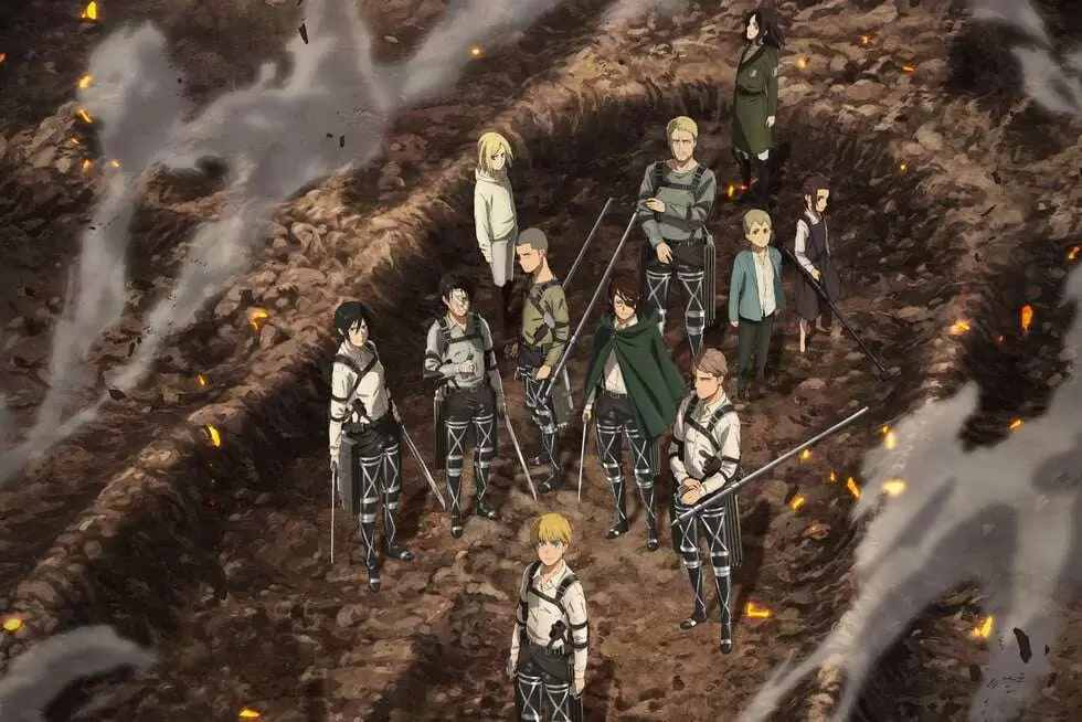 Attack on Titan Season 4 Part 3 mikasa armin jean zoe levi
